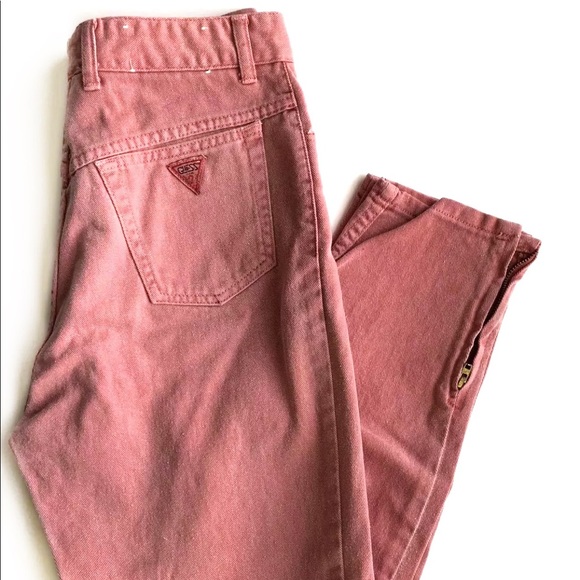 guess jeans with triangle